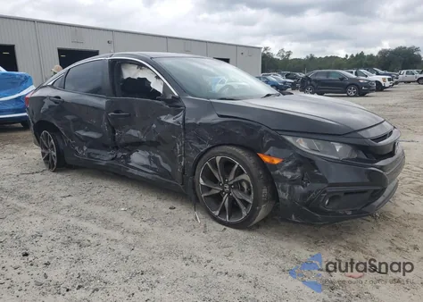 2021 Honda Civic Sport from USA, damaged, VIN 19XFC2F83ME004390